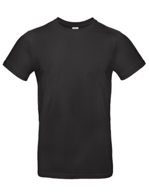 Zwart T-shirt unisex, dames, heren gemaakt van 100% katoen met een comfortabele pasvorm.